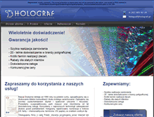 Tablet Screenshot of holograf.pl